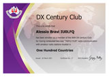 DXCC Multi-Mode - Triple Play - 100 ID0017